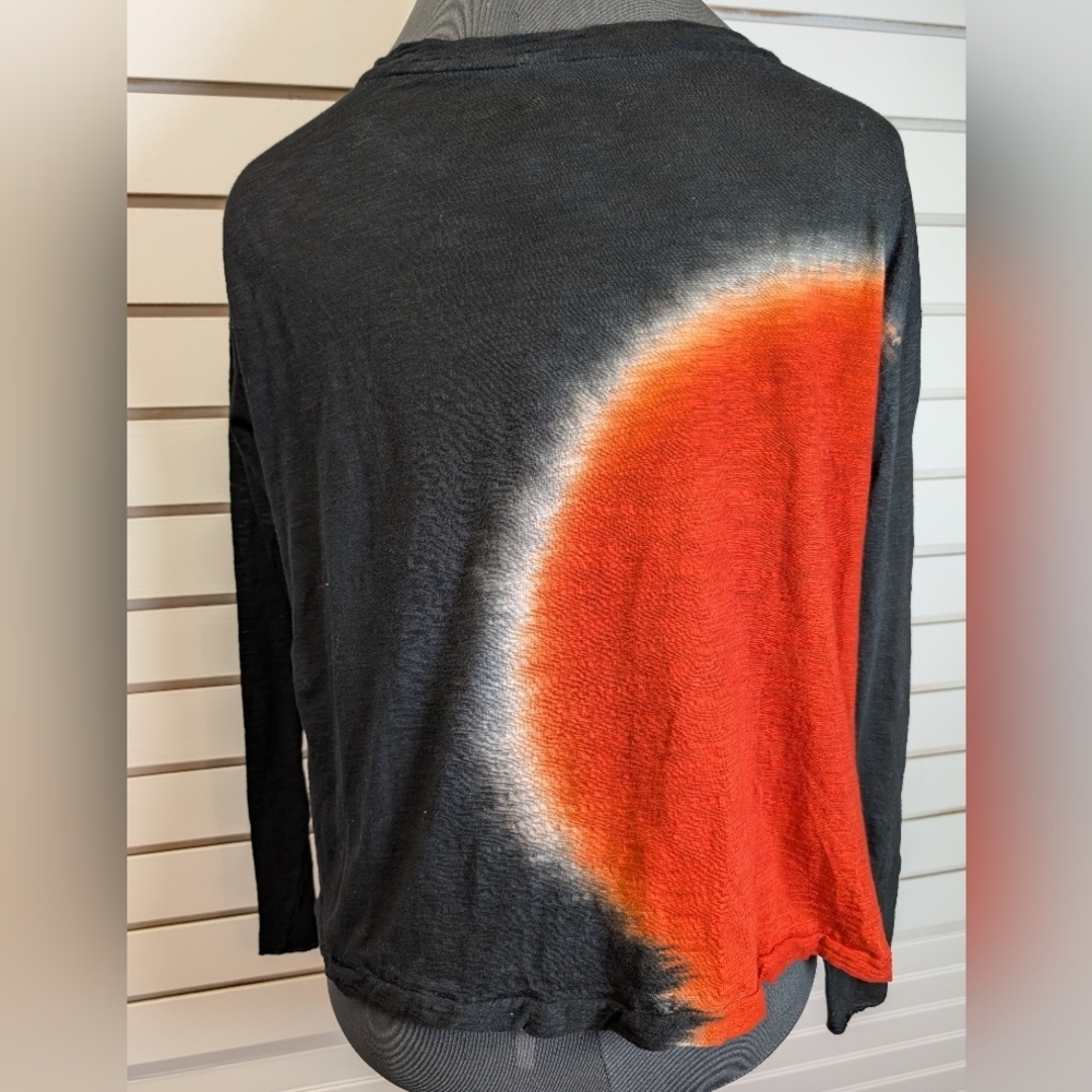 Gilda Midani Long Sleeve Box T-Shirt Flowy Oversized Boho Lightweight Size Xs - Picture 3 of 7
